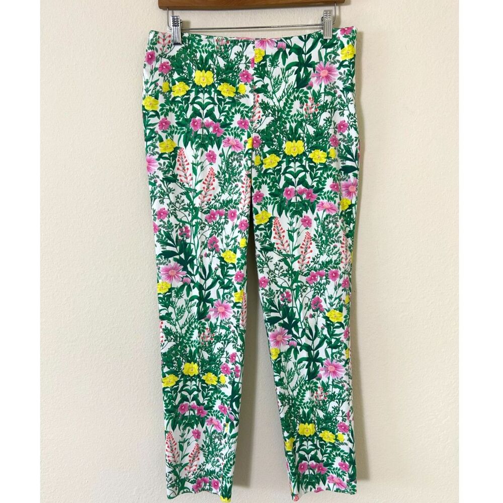 RSVP by Talbots Pants Womens 6 Floral Ankle Side Zip Spring Summer‎ festival